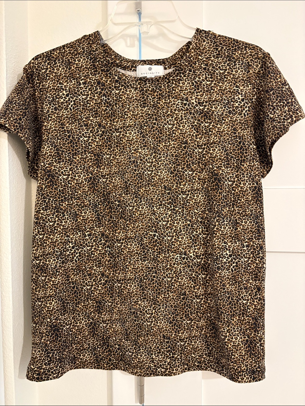 SOCIALITE Leopard Print Top